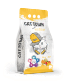 رمل قطط – برائحة المانجو 10 لتر  Cat Town