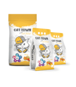 ⁦رمل قطط – برائحة المانجو 10 لتر  Cat Town⁩ - الصورة ⁦2⁩