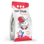 رمل قطط – برائحة الورد 10 لتر  Cat Town