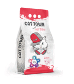 رمل قطط – برائحة الورد 10 لتر  Cat Town