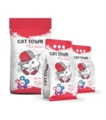 ⁦رمل قطط – برائحة الورد 10 لتر  Cat Town⁩ - الصورة ⁦2⁩