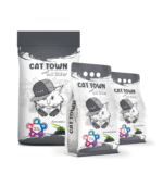 ⁦رمل قطط – بالكربون النشط 5 لتر  Cat Town⁩ - الصورة ⁦2⁩