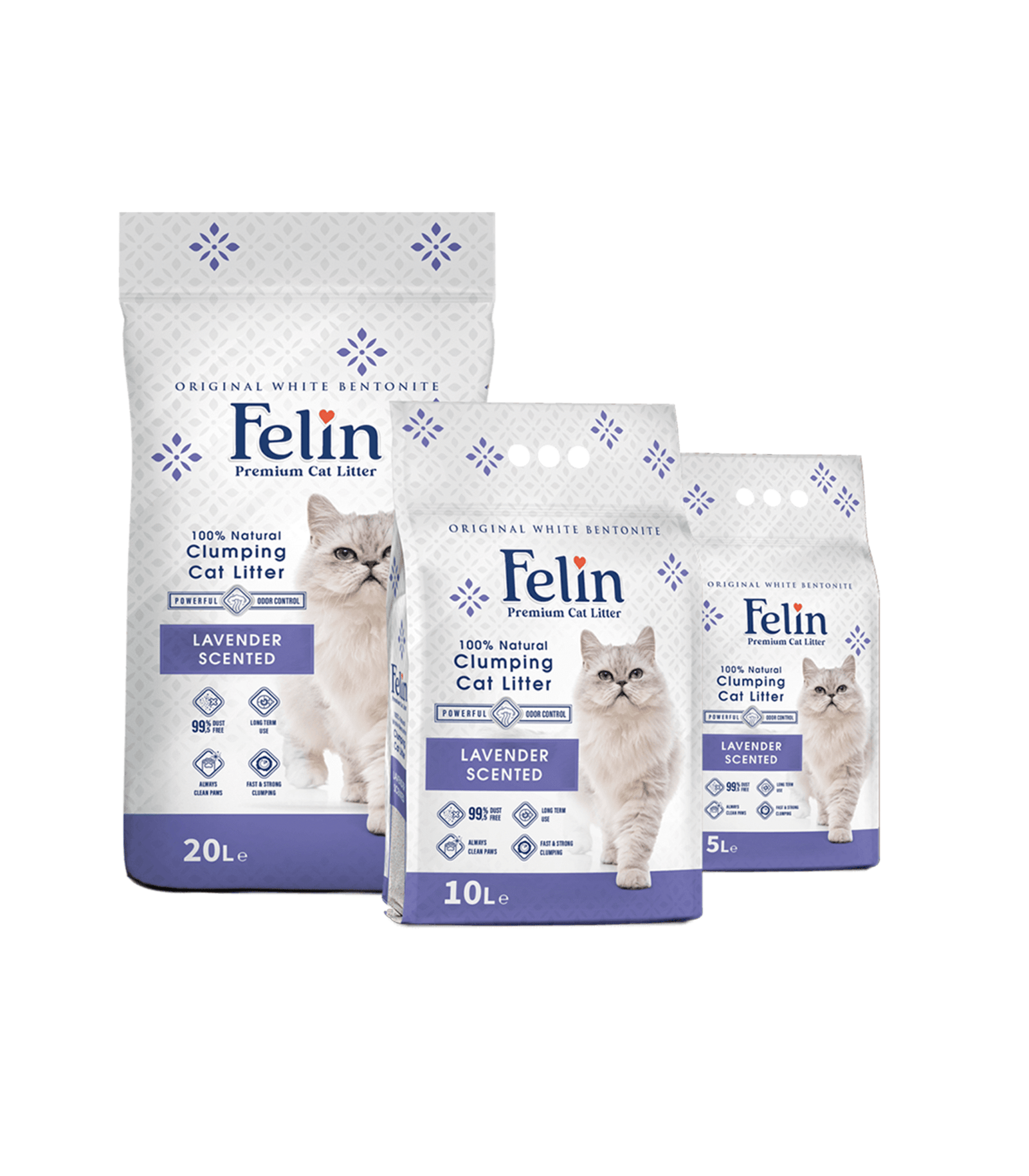 رمل قطط – برائحة اللافندر 10 لتر Felin -felin-catzoo (1) رمل قطط 20 لتر – برائحة باللافندر Felin - الصورة 1
