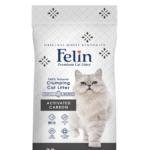 رمل قطط 20 لتر – برائحة الكربون النشط Felin