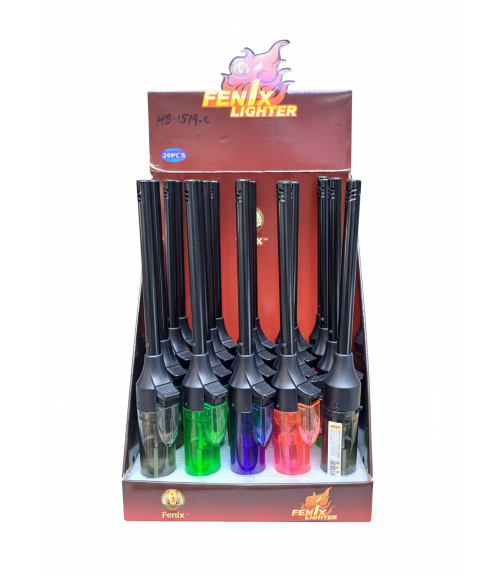 ولاعات بالكويت كات زوو (2) عبوة من 12 ولاعات شعلة، ولاعة لهب أخضر - الصورة 1